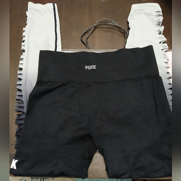 VS PINK COOL & COMFY CUT OUT TIGHTS - Picture 6 of 13